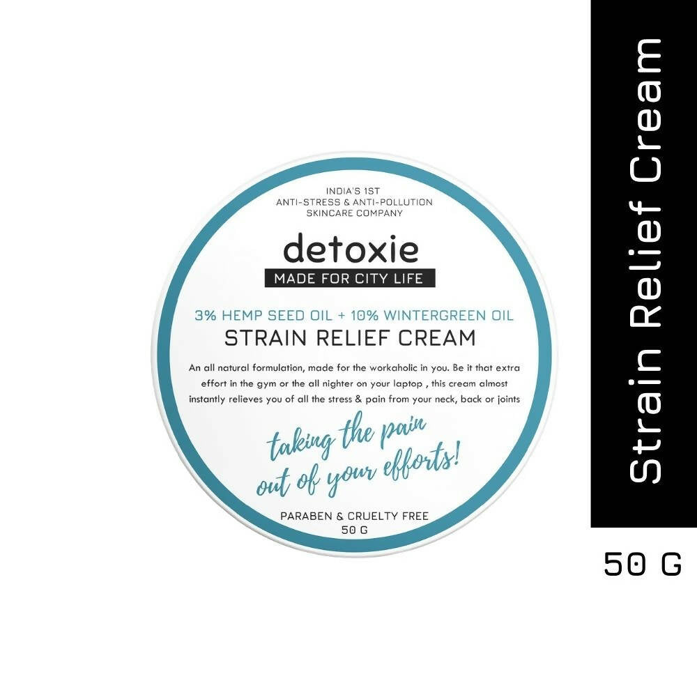 Detoxie Strain Relief Cream - 50 gms