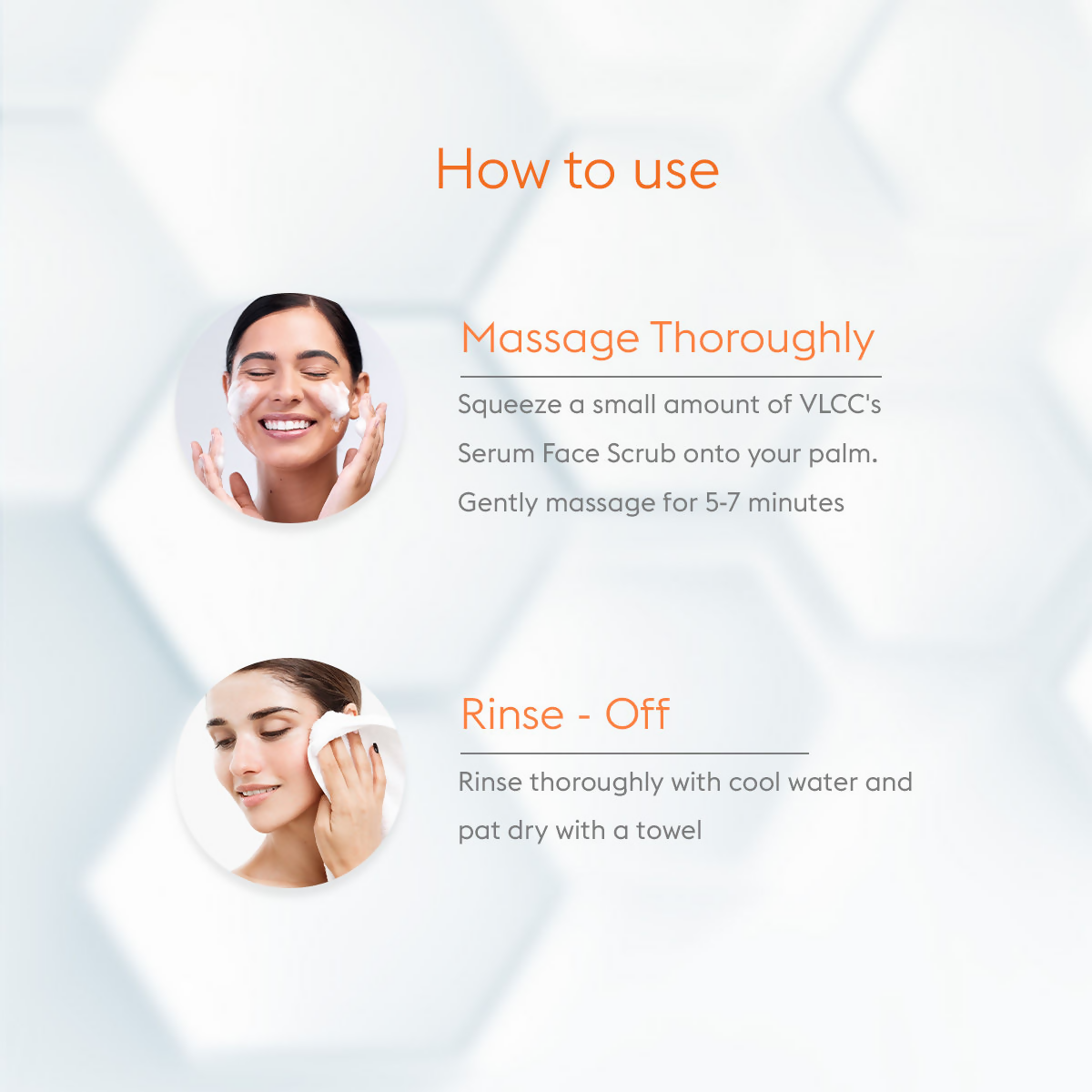 VLCC Hydra Nourish Scrub With Hyaluronic Acid Serum Aloe Vera & Almond