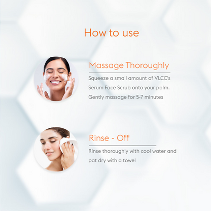 VLCC Hydra Nourish Scrub With Hyaluronic Acid Serum Aloe Vera & Almond