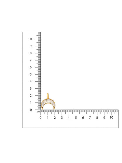 Ruby Raang Gold Half Moon Hair Jewelry