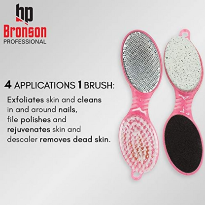 Bronson Professional 4 In 1 Foot Filer and Pedicure Tool