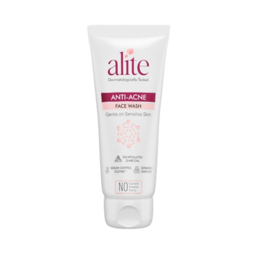 Alite Anti-Acne 5-in-1 Face Wash - Encapsulated Charcoal, Sebum Control Enzyme & Ceramides