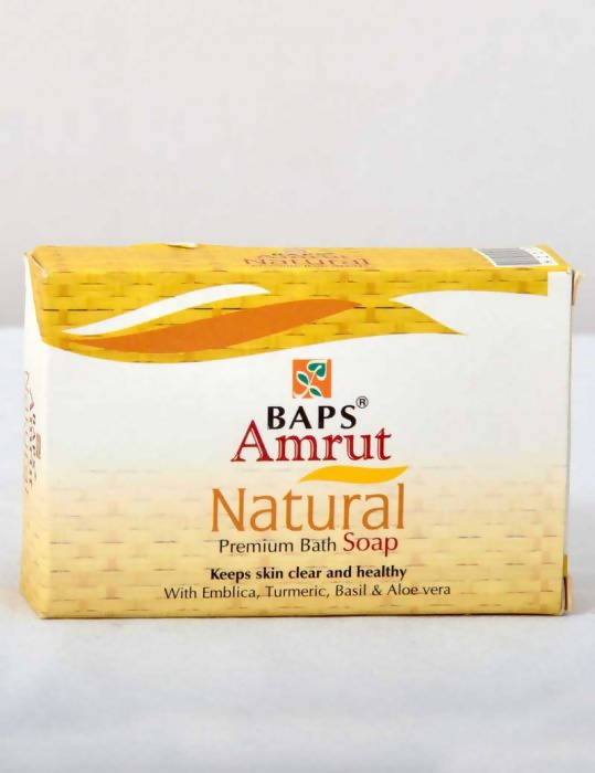 baps amrut natural premium bath soap - 75 gms