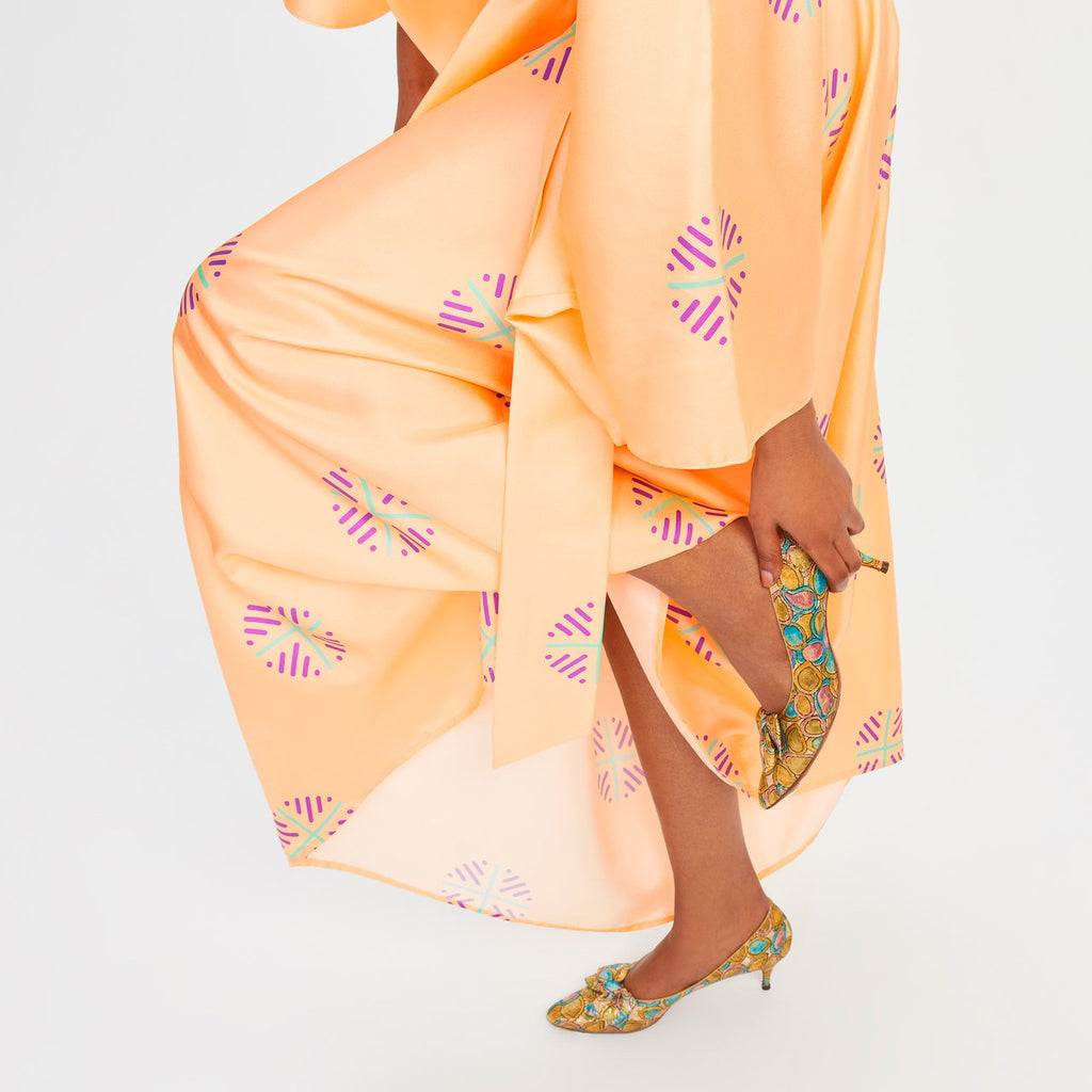 Soft Satin Silk Kaftan, Women's Caftan Dresses