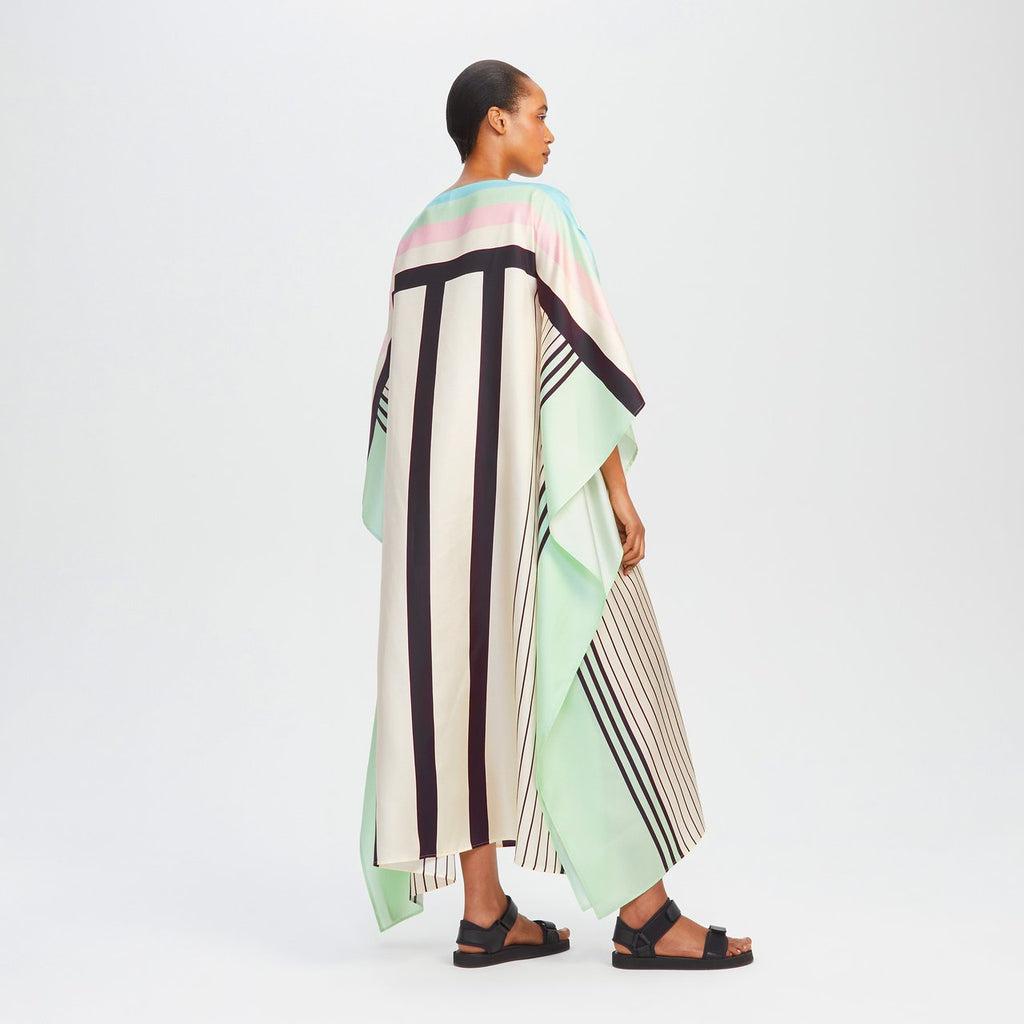 Soft Satin Silk Kaftan, Casual Wear Caftan For Women's