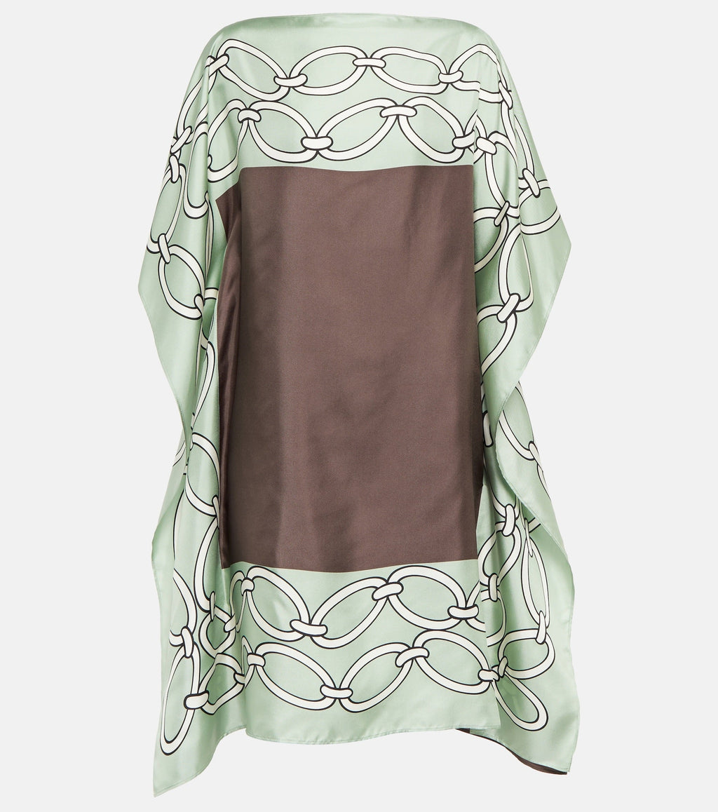Trendy Silk Caftan Digital Printed Women's Long Kaftan