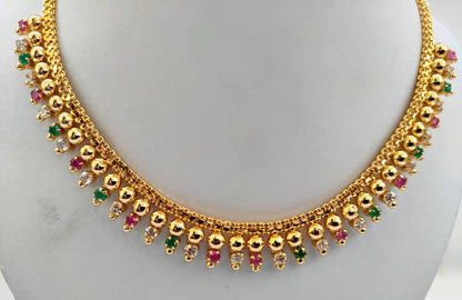 Gold-Polished Pretty Necklace