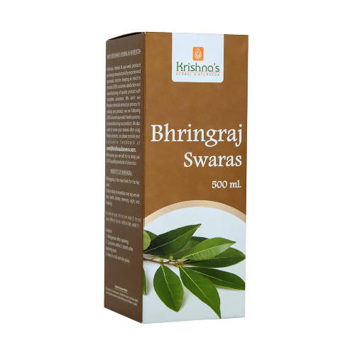 Krishna's Herbal & Ayurveda Bhringraj Swaras - 500 ml