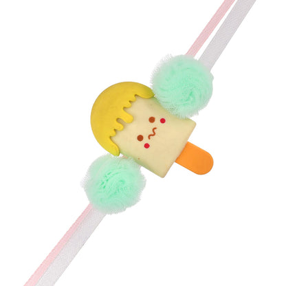 trueBrowns X Voylla Colourful Ice Cream Motif Kids Rakhi For Kids