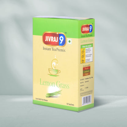 jivraj9 Tea Lemon Grass Premix Tea Box