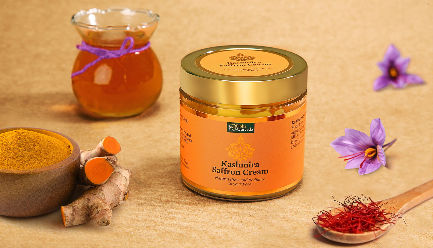 Bipha Ayurveda Kashmira Saffron Night Cream - 75 gms