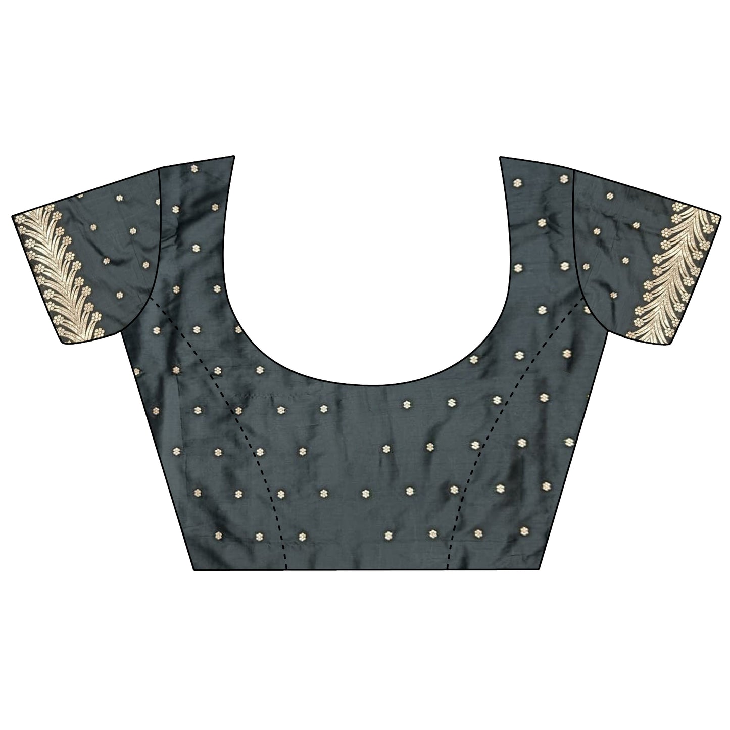 Elora Black Soft Silk Meenakari Zari Weaving Banarasi Saree
