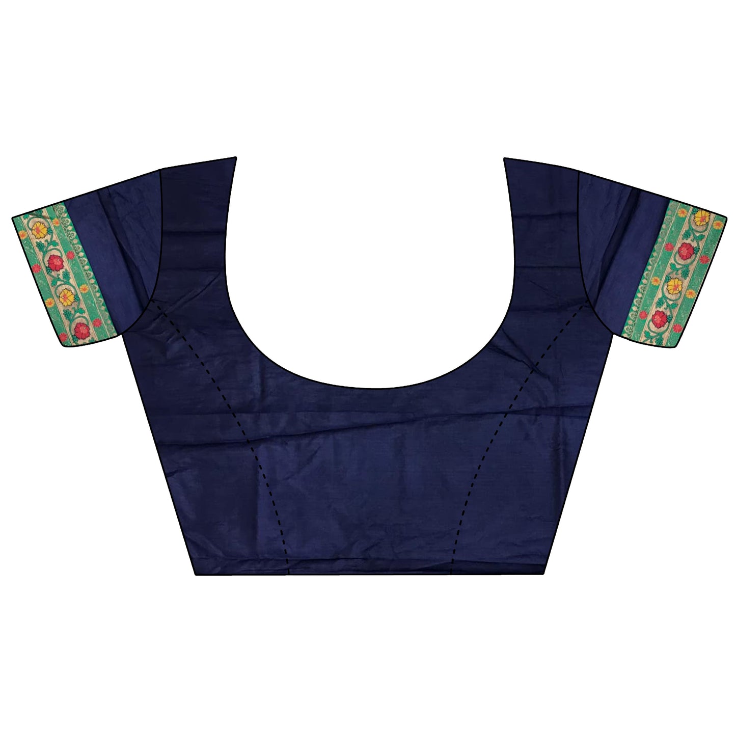 Elora Navy Blue Soft Silk Banarasi Zari Woven Saree