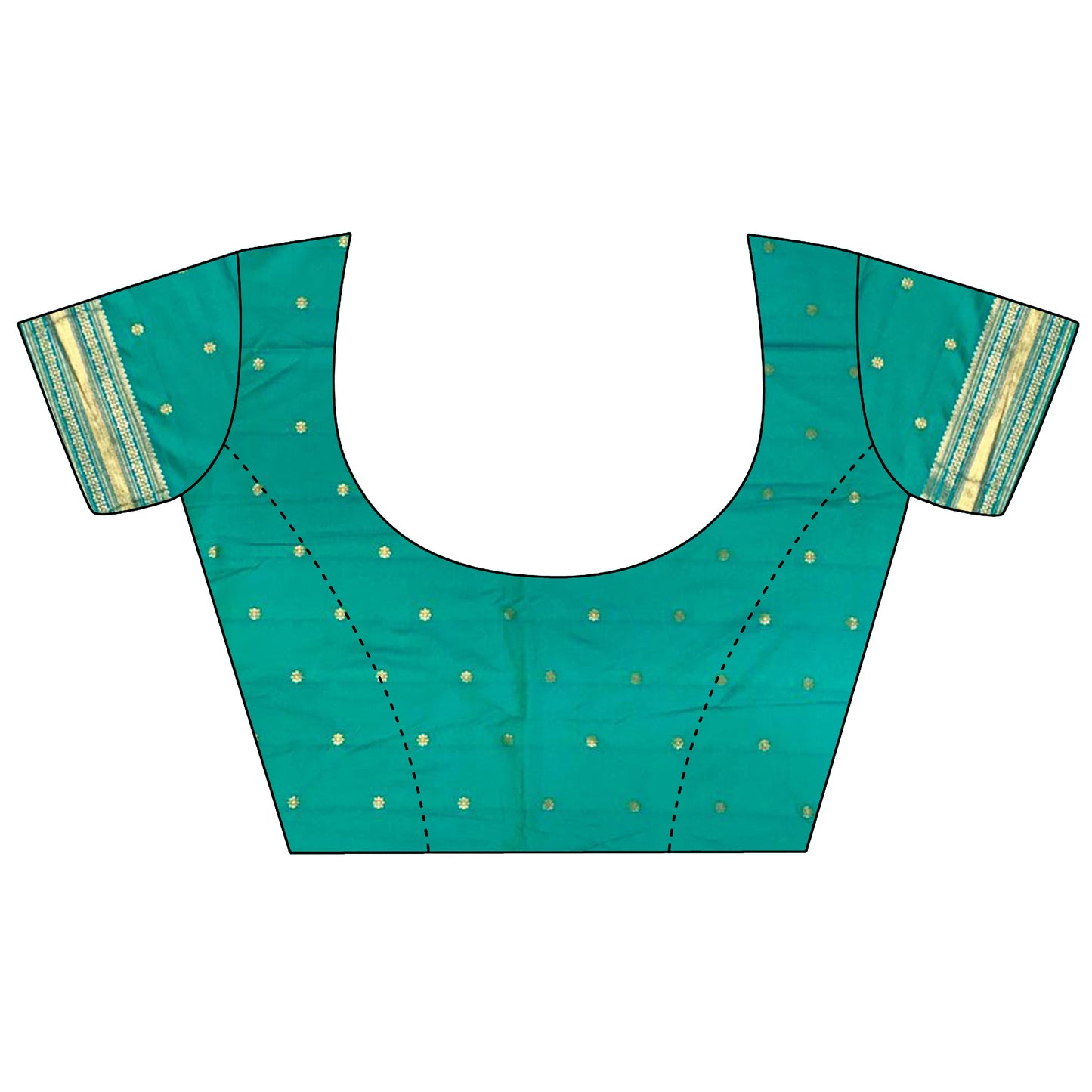 Elora Sea Green Soft Silk Banarasi Zari Woven Weaving Saree