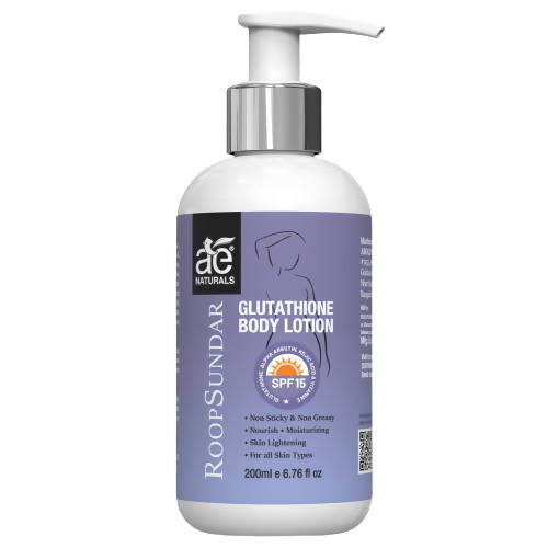 AE Naturals Roop Sundar Body Lotion with Glutathione - 200 ml)