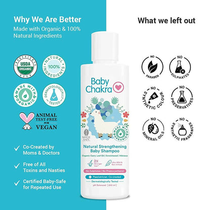 BabyChakra Natural Strengthening Baby Shampoo