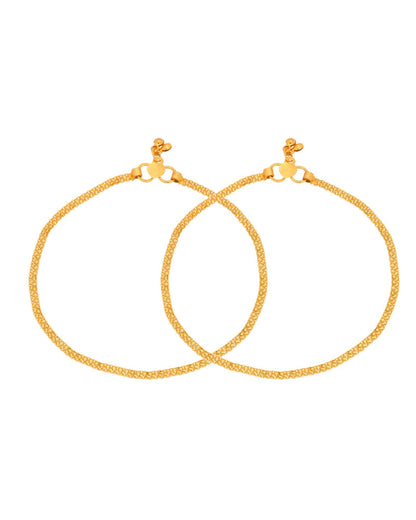 Jewels Nest Golden Whisper Minimal Anklet For Everyday Luxe Styling