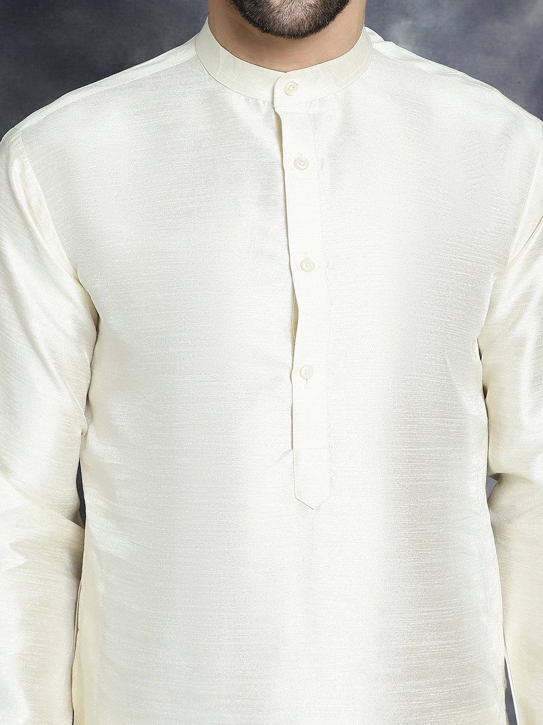 Jompers Men's Sequins and Embroidred Nehru Jacket With Solid Kurta Pyjama - Yellow