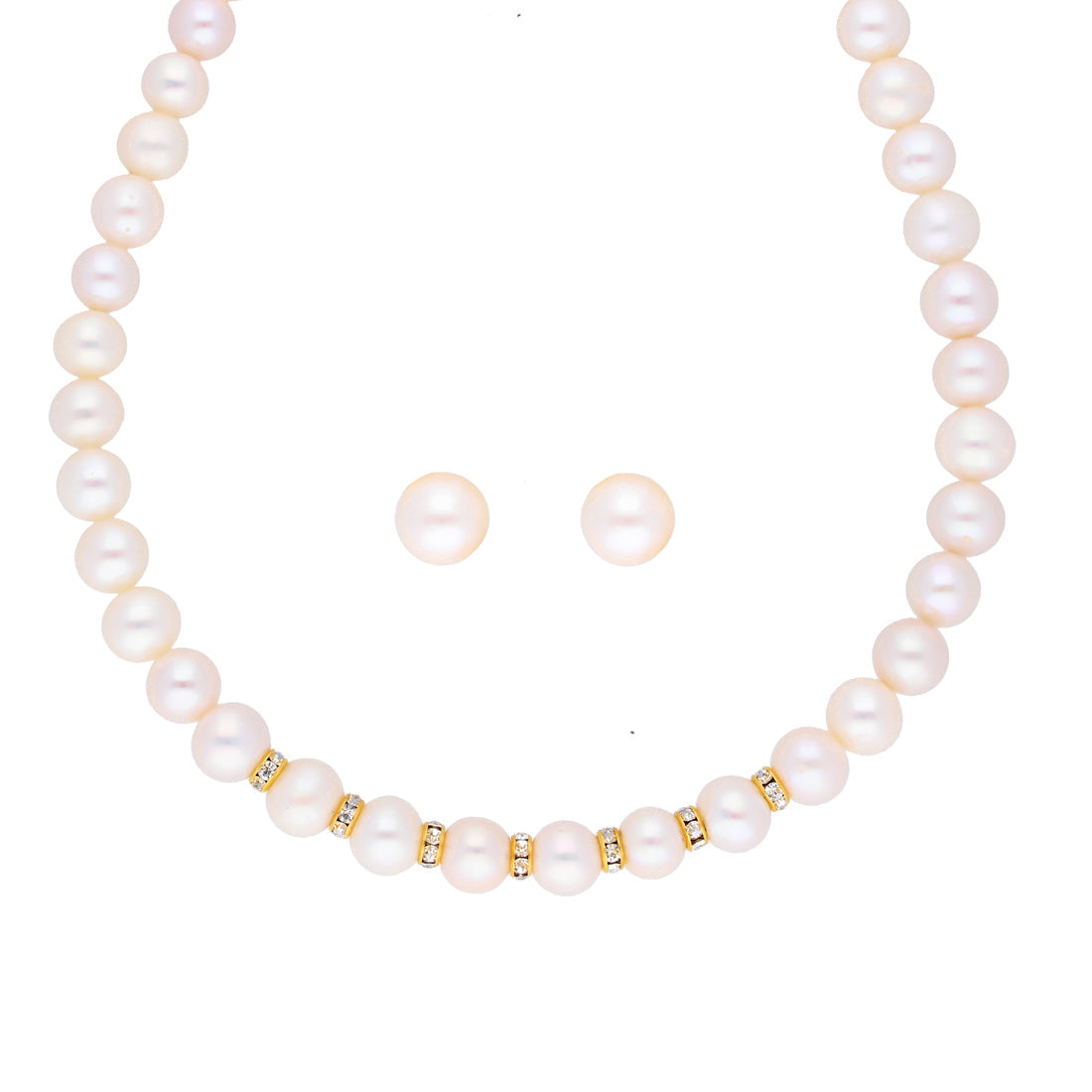 J Pearls Simple Pearl Set - Real Pearl Jewelry