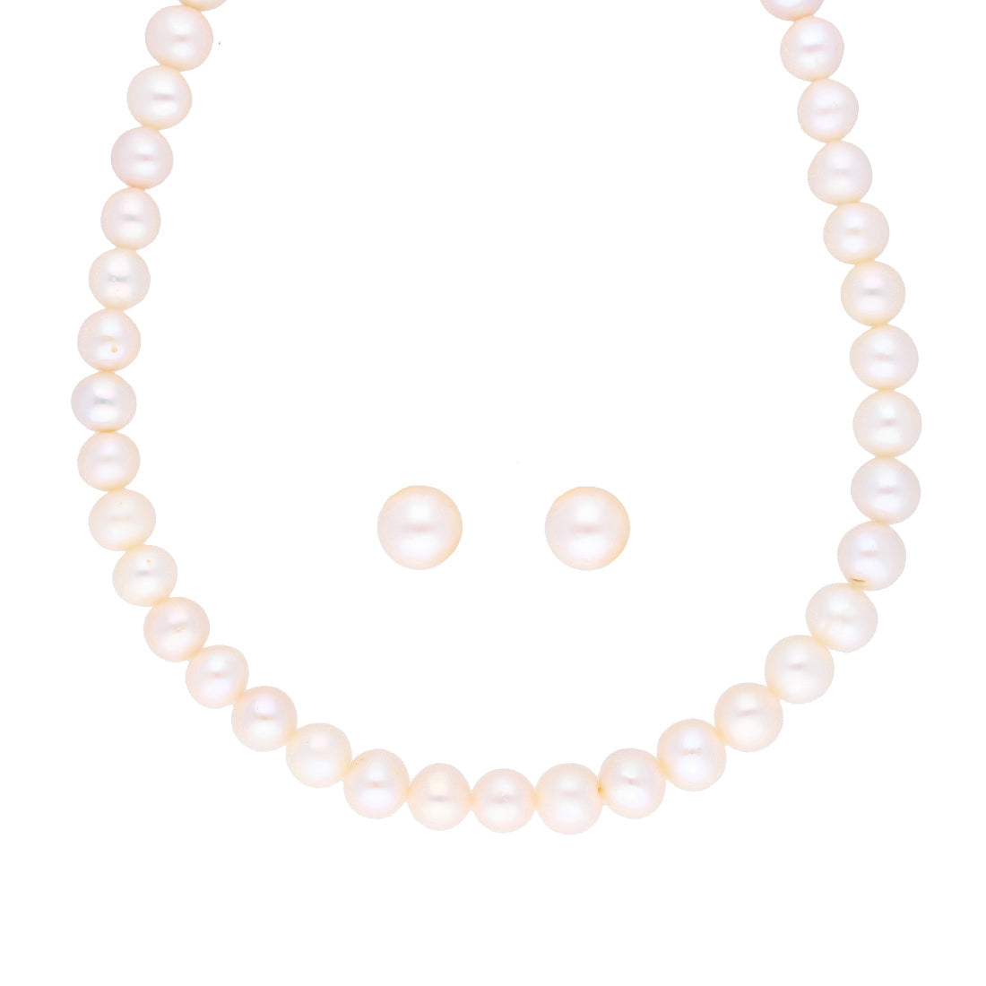 J Pearls Round Pearl Necklace - Real Pearl Jewelry