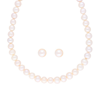 J Pearls Round Pearl Necklace - Real Pearl Jewelry