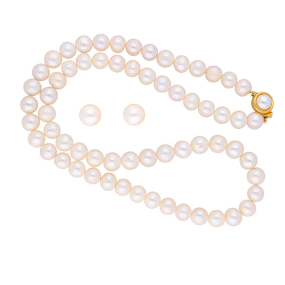 J Pearls Round Pearl Necklace - Real Pearl Jewelry