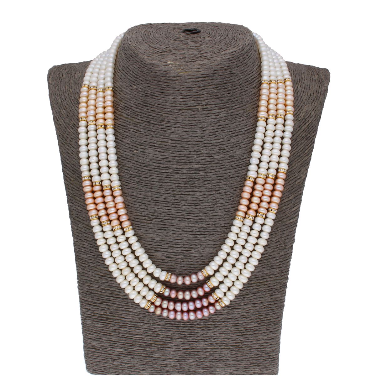 J Pearls 4 Line Pearl Set - Real Pearl Jewelry