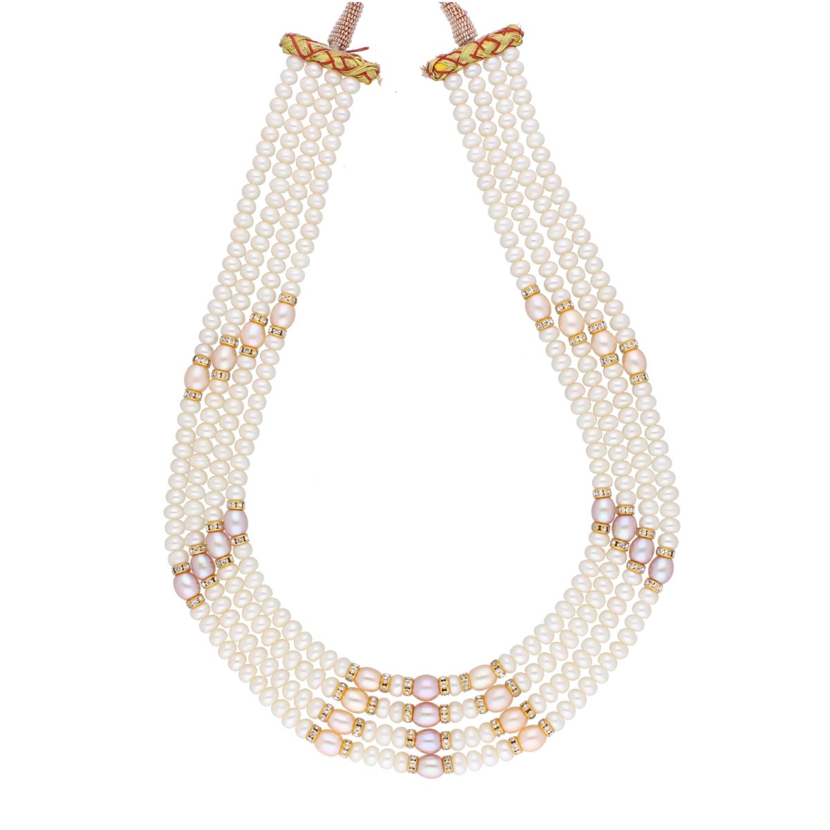 J Pearls 4 Line 4-5Mm Oval Pearl Set - Real Pearl Jewelry