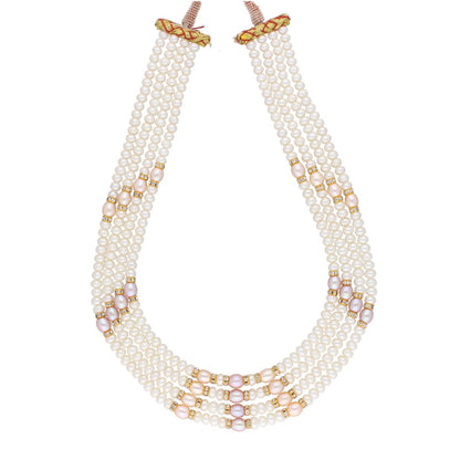 J Pearls 4 Line 4-5Mm Oval Pearl Set - Real Pearl Jewelry