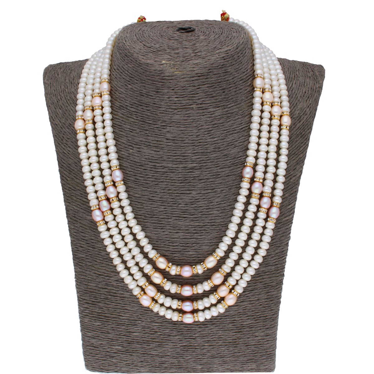 J Pearls 4 Line 4-5Mm Oval Pearl Set - Real Pearl Jewelry