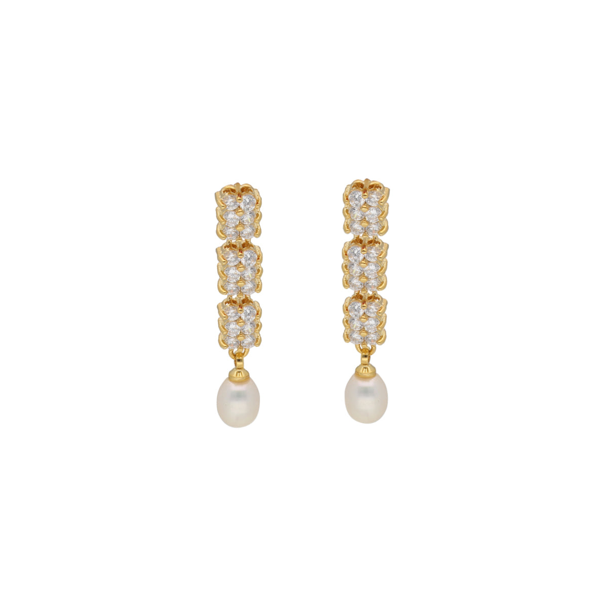 J Pearls Shine Stone Pearl Necklace - Real Pearl Jewelry