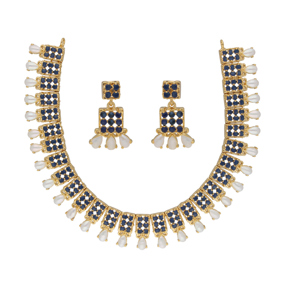 J Pearls Floral Pearl Necklace - Real Pearl Jewelry
