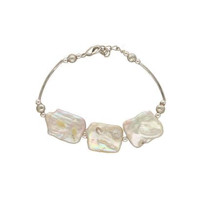 J Pearls Zarna 1 Line Pearl Bracelet