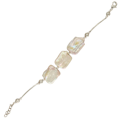 J Pearls Zarna 1 Line Pearl Bracelet