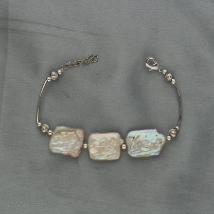 J Pearls Zarna 1 Line Pearl Bracelet