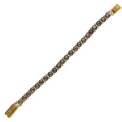 J Pearls Zaha 1 Line Pearl Bracelet