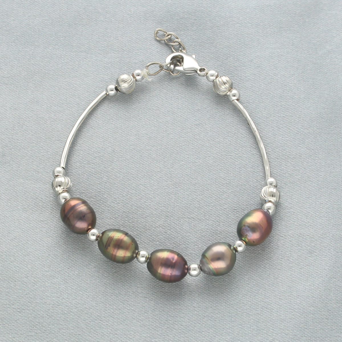 J Pearls Zara 1 Line Pearl Bracelet