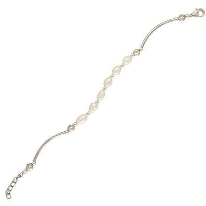 J Pearls Unique 1 Line Pearl Bracelet