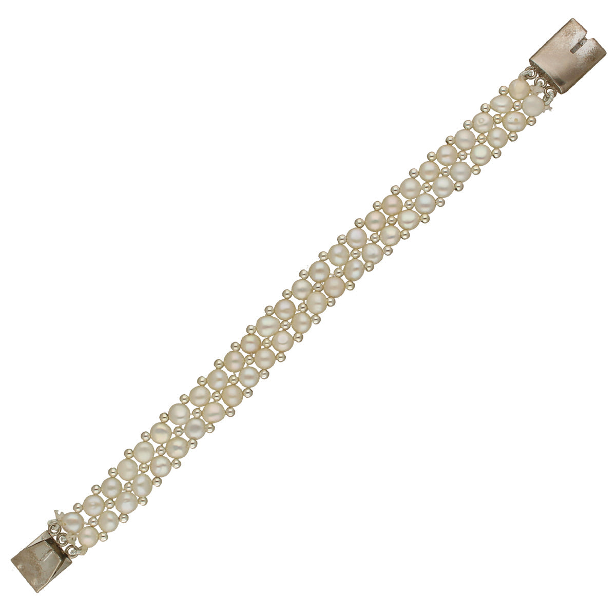 J Pearls Marvelous 2 Lines Pearl Bracelet