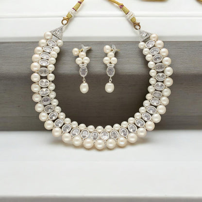J Pearls Asra Pearl Choker Set