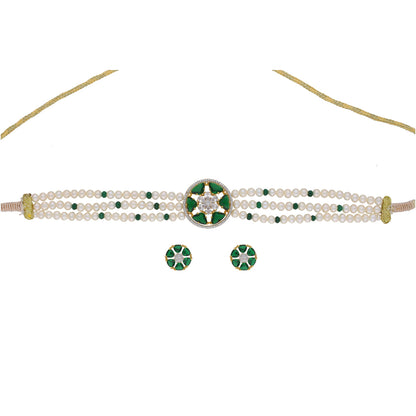 J Pearls Haarshini Pearl Choker - Real Pearl Jewelry