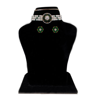 J Pearls Haarshini Pearl Choker - Real Pearl Jewelry