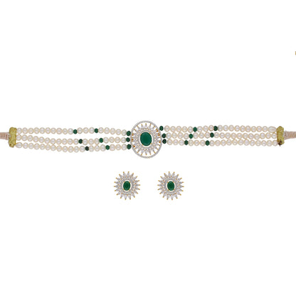 J Pearls Lipika Pearl Choker - Real Pearl Jewelry