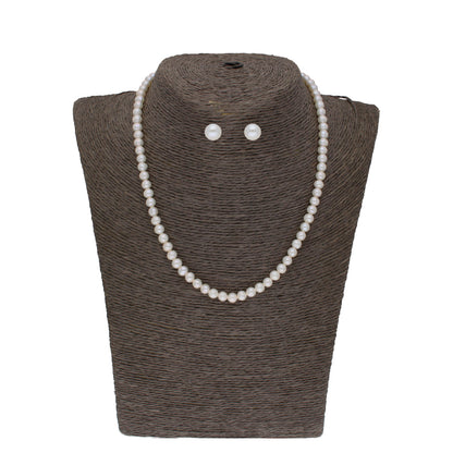 J Pearls Pratyusha 1 Line Pearl Necklaces - Real Pearl Jewelry