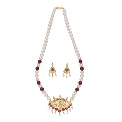 J Pearls Dheyanshi 1 Line Round Pearl Necklaces - Real Pearl Jewelry
