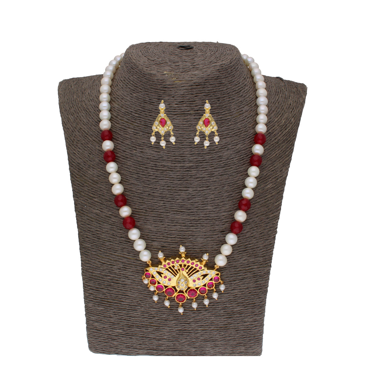 J Pearls Dheyanshi 1 Line Round Pearl Necklaces - Real Pearl Jewelry
