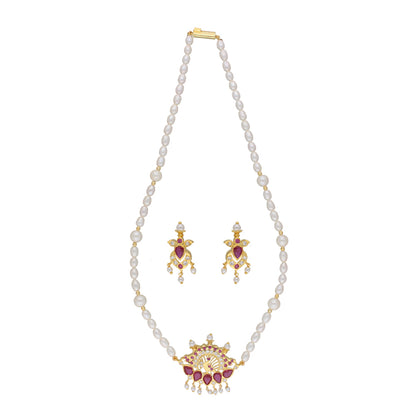 J Pearls Fancy 1 Line Oval Pearl Necklaces - Real Pearl Jewelry