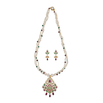 J Pearls Gamini 3 Lines Seed Pearl Necklaces - Real Pearl Jewelry