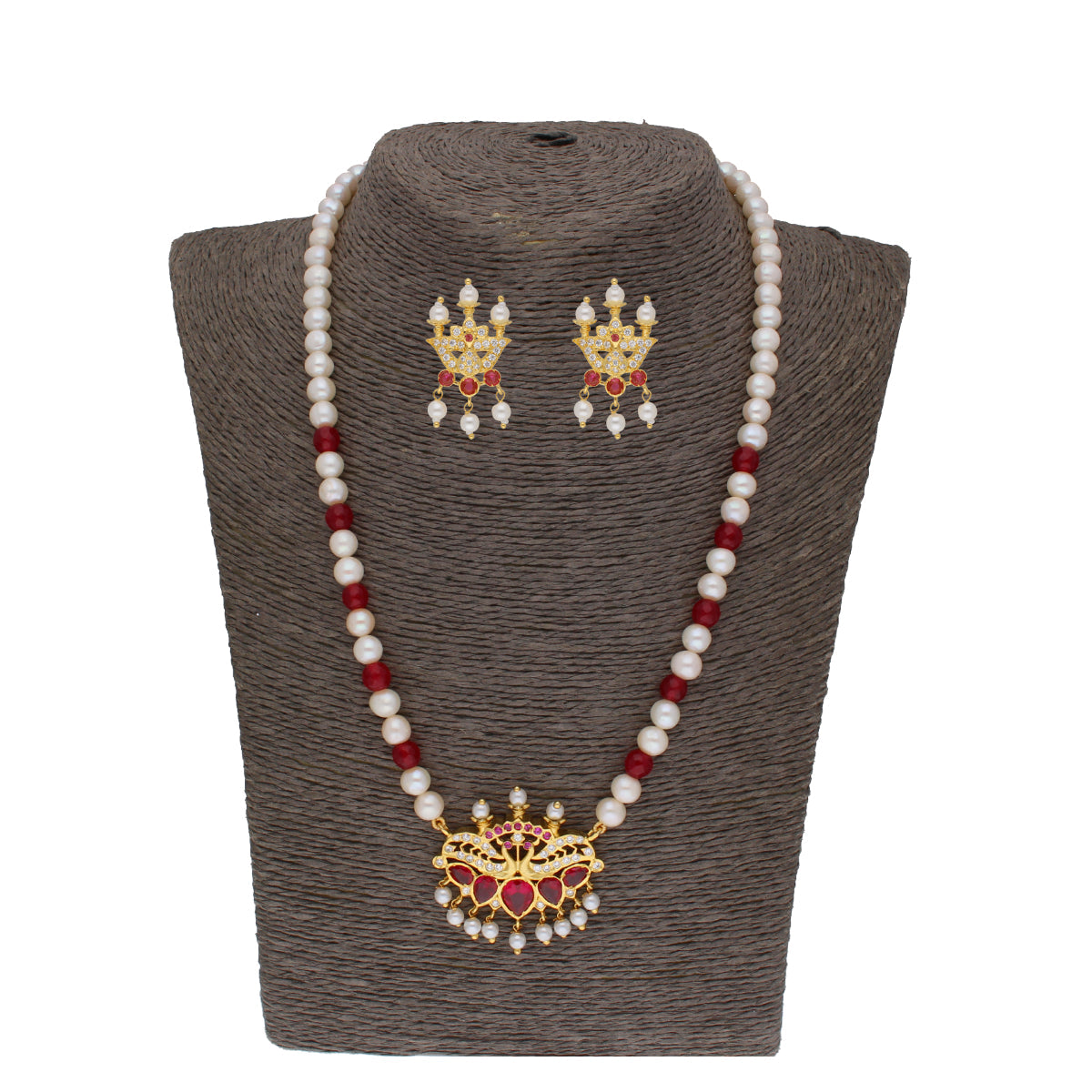 J Pearls Widisha 1 Line Round Pearl Necklaces - Real Pearl Jewelry