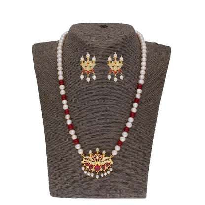 J Pearls Widisha 1 Line Round Pearl Necklaces - Real Pearl Jewelry